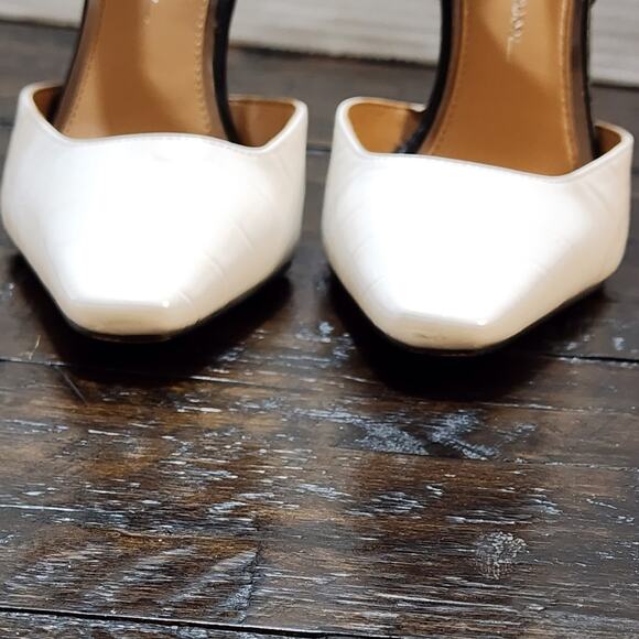 Jessica Simpson Cassiya black and white ankle strap heels size 7 - Picture 6 of 11